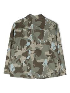 aspesikids Aspesi Kids Shirt met camouflageprint - Groen