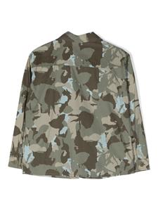 Aspesi Kids Shirt met camouflageprint - Groen