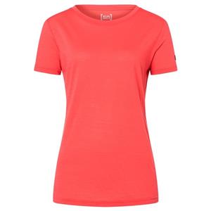 Super.Natural  Women's Essential Tee - Merino-ondergoed, rood