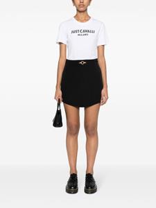 justcavalli Just Cavalli Mini-rok met gegraveerd logo - Zwart