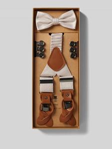 Prince Bowtie Strik met bretels in een set