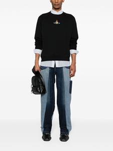 viviennewestwood Vivienne Westwood Katoenen sweater met borduurwerk - Zwart