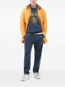 Woolrich Katoenen sweater met logoprint - Blauw