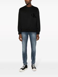 calvinkleinjeans Calvin Klein Jeans Sweater met logopatch - Zwart