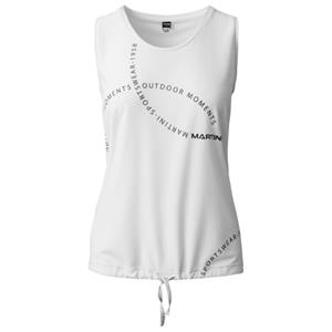 Martini  Women's Firstlight Sleeveless Shirt Straight - Tanktop, wit/grijs