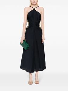 cultgaia Cult Gaia Silvia midi-jurk met uitgesneden details - Zwart