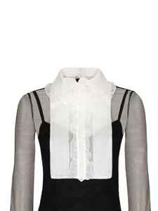 dolce&gabbana Dolce & Gabbana Midi-jurk met ruches - Zwart