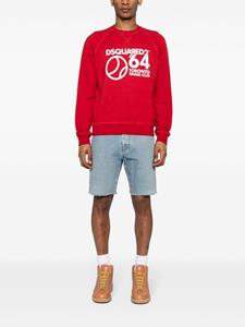 DSQUARED2 Katoenen sweater - Rood