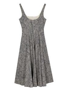 STAUD Mini-jurk met mozaïekprint - Geel