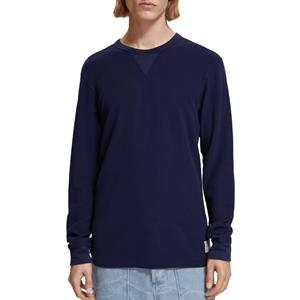 Scotch & Soda Waffle Longsleeve Shirt Heren