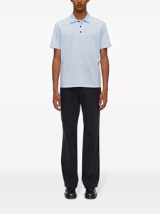 Ferragamo Poloshirt met geborduurd logo - Blauw