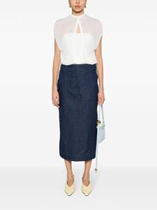 Jacquemus La Jupe De Nimes rok - Blauw