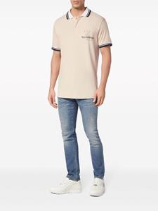 Billionaire Poloshirt met geborduurd logo - Beige