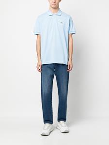 Lacoste Poloshirt met logopatch - Blauw