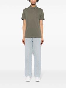 Sunspel Katoenen poloshirt - Groen