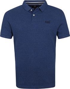 Superdry Classic Polo Pique Donkerblauw
