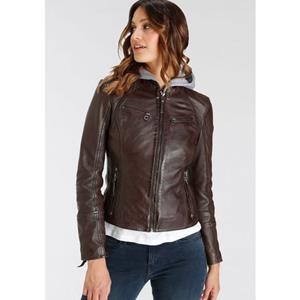 Gipsy Lederjacke "NOLA", mit Kapuze
