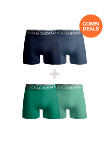 Muchachomalo Boys 2-pack + 2-pack shorts solid/solid