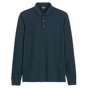 Superdry Polo met lange mouwen, piqué