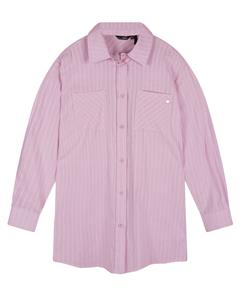 NoBell Meisjes blouse oversized - Timmy - Vintage roze