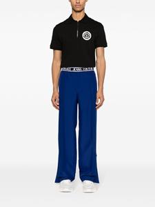 versacejeanscouture Versace Jeans Couture Broek met wijde pijpen - Blauw