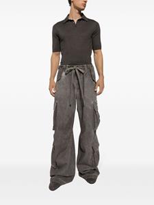dolce&gabbana Dolce & Gabbana Broek met acid wassing - Zwart