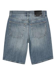 DONDUP Shorts met logopatch - Blauw