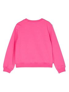 Moschino Kids logo-pint sweatshirt - Roze