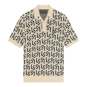 Lyle&scott Golf Monogram Knitted Polo