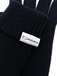 Woolrich Handschoenen met logo - Blauw