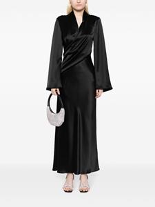 Acler Satijnen jurk - Zwart