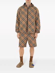 Burberry Vintage Check shorts met trekkoord - Bruin