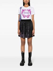 versacejeanscouture Versace Jeans Couture Plooirok met barokprint - Zwart