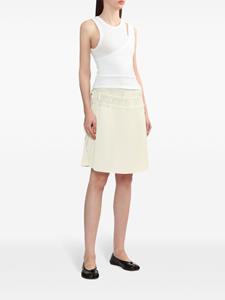 helmutlang Helmut Lang Plooirok met band - Beige