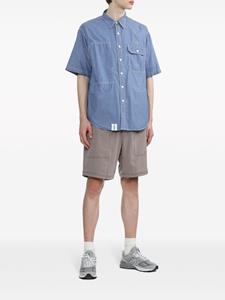CHOCOOLATE Shorts met logo-applicatie - Beige
