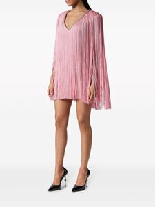 philippplein Philipp Plein Mini-jurk met V-hals - Roze