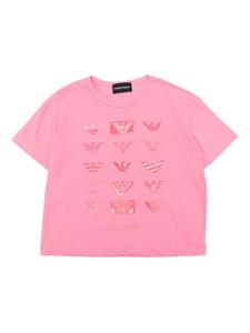 emporioarmanikids Emporio Armani Kids Twee katoenen T-shirts met logoprint - Roze