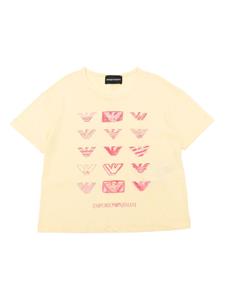 emporioarmanikids Emporio Armani Kids Twee katoenen T-shirts met logoprint - Geel