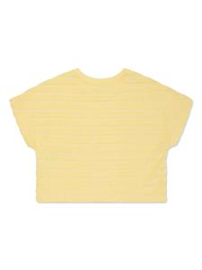 emporioarmanikids Emporio Armani Kids T-shirt met logo-reliëf - Geel