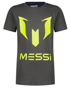 Vingino x Messi Logo T-Shirt Kids Donkergrijs - 