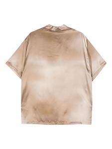 Herno Satijnen blouse - Bruin