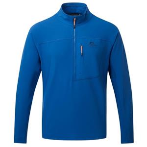 Mountain Equipment  Arrow 1/4 Zip - Softshelltrui, blauw