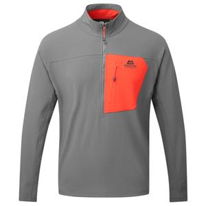 Mountain Equipment  Arrow 1/4 Zip - Softshelltrui, grijs