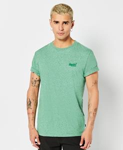 Superdry Organic Cotton Essentialogo T-Shirt Bright Green Grit 