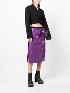 sacai Rok met zijsplit - Paars