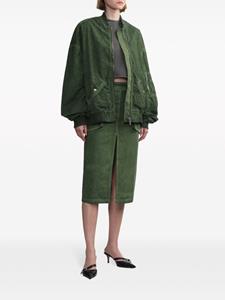 Halfboy Mini-rok met cargo zak - Groen