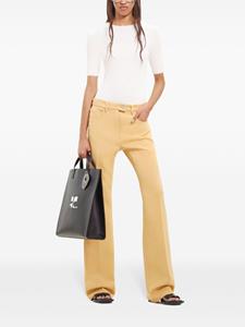 Courrèges Bootcut jeans - Geel