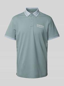 Tom Tailor Regular fit poloshirt met labelprint