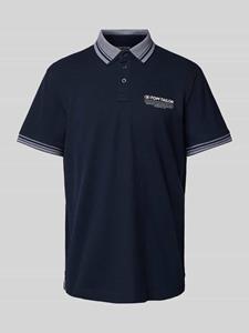 Tom Tailor Regular fit poloshirt met labelprint