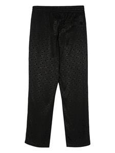 justcavalli Just Cavalli Straight broek met logo jacquard - Zwart